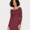 Anna Field Vestido De Punto - Bordeaux, Mujer -LuxeTrend Ventas 83ec6bdcad9a4280a2a5e1ccaa0a61e8
