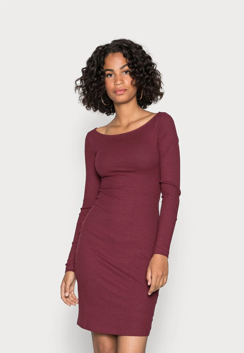 Anna Field Vestido De Punto - Bordeaux, Mujer 3 Anna Field Vestido De Punto - Bordeaux, Mujer