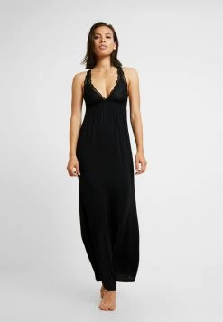 Anna Field ANNA LONG VISCOSE DRESS - Camisón - Black, Mujer
