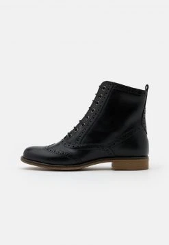 Anna Field LEATHER - Botines Con Cordones - Black, Mujer -LuxeTrend Ventas 86a1de22e4fe4694bc9ec57413c7e99b