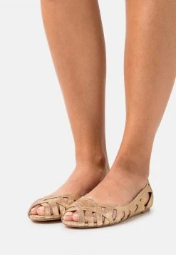 Anna Field Bailarinas Peeptoe - Gold, Mujer -LuxeTrend Ventas 86d5b642946c46a390f54ca2a47c457e