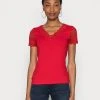 Anna Field Camiseta Básica - Red, Mujer -LuxeTrend Ventas 884a89eff3d442639dc88d81305a662d