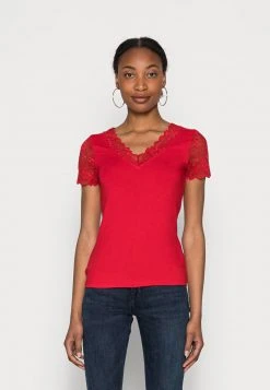 Anna Field Camiseta Básica - Red, Mujer