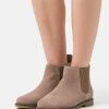 Anna Field LEATHER - Botines Bajos - Beige, Mujer