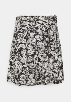 Anna Field Minifalda - Black/light Grey, Mujer