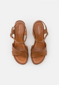 Anna Field LEATHER - Sandalias De Tacón - Cognac, Mujer -LuxeTrend Ventas 8b26f1dc58dd45cc9b7ad8436c550397