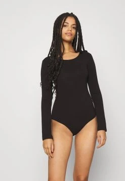 Anna Field LONG SLEEVE BODY 2 PACK - Body - Black, Mujer