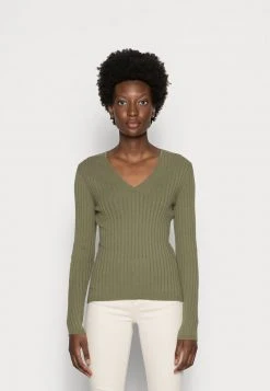 Anna Field Jersey De Punto - Khaki, Mujer