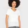 Anna Field Camiseta Básica - Off White, Mujer -LuxeTrend Ventas 8c274f544a674e2c808abcf47e7e4cf4