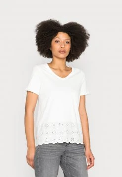 Anna Field Camiseta Básica - Off White, Mujer