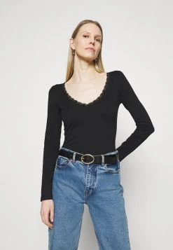 Anna Field Camiseta De Manga Larga - Black, Mujer