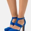 Anna Field Zapatos Altos - Royal Blue, Mujer