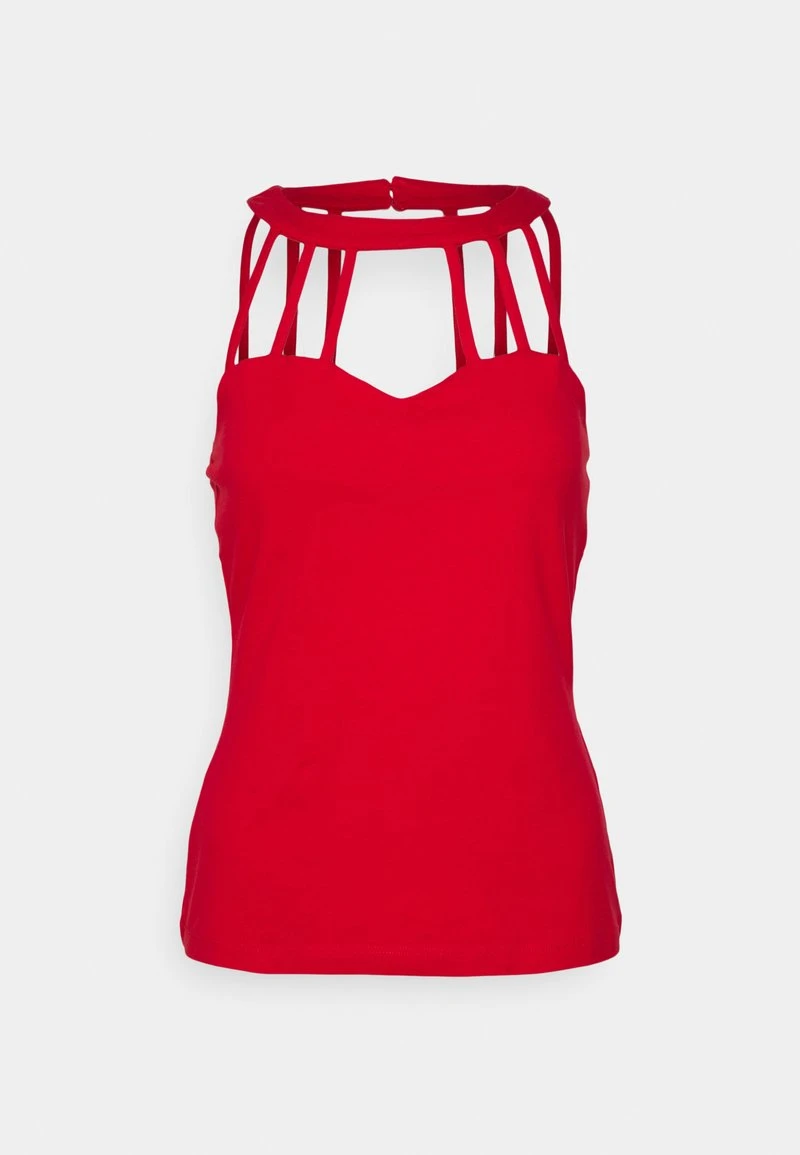 Anna Field Top - Red, Mujer 3 Anna Field Top - Red, Mujer