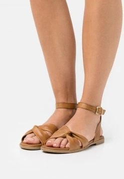 Anna Field LEATHER - Sandalias - Cognac, Mujer