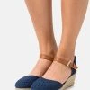Anna Field Sandalias De Cuña - Dark Blue, Mujer -LuxeTrend Ventas 90eb8d1aed024d8d90e102a2082cdbee