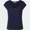 Anna Field Camiseta Básica - Dark Blue, Mujer -LuxeTrend Ventas 9251b509b9f54b0ba1cf20c76eafcea2