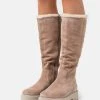 Anna Field LEATHER - Botas Para La Nieve - Beige, Mujer -LuxeTrend Ventas 92cd8c9bf9b44844818a32846c00985d