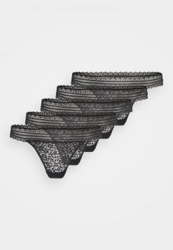Anna Field 5PP LACE THONG - Tanga - Black, Mujer -LuxeTrend Ventas 934b7773eca941ca928760ab1c858641