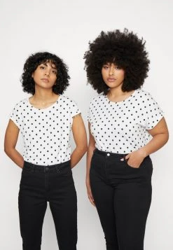 Anna Field 3 PACK - Camiseta Estampada - Light Blue/white/black, Mujer -LuxeTrend Ventas 94c7c185f257484fb1e39543b634bc90