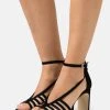 Anna Field LEATHER - Sandalias De Tacón - Black, Mujer