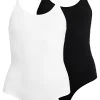 Anna Field 2PP STRING BODIES THONG SHAPE - Body - White/black, Mujer -LuxeTrend Ventas 972b0b5fbc6842b08c6ba559a2bebb80