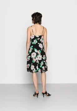 Anna Field STRAPPA FIT AND FLARE - Vestido Informal - Black/pink, Mujer -LuxeTrend Ventas 978041ea2af54865b517b0df7272e397