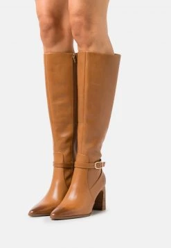 Anna Field LEATHER - Botas - Cognac, Mujer