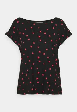 Anna Field Camiseta Estampada - Black, Mujer
