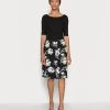 Anna Field BOAT NECK PRINT DRESS WITH SOLID SKIRT - Vestido Ligero - Black, Mujer 2 Anna Field BOAT NECK PRINT DRESS WITH SOLID SKIRT - Vestido Ligero - Black, Mujer -LuxeTrend Ventas 9e98ffa2f9f24d75a63d7a080d655683