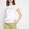 Anna Field Camiseta Básica - Off-white, Mujer -LuxeTrend Ventas 9f7e96a91d18456c842a442c8822f371