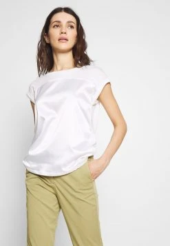 Anna Field Camiseta Básica - Off-white, Mujer