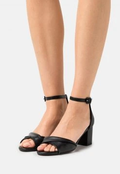 Anna Field LEATHER - Sandalias - Black, Mujer