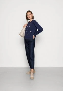 Anna Field Embroidered Sweatshirt Regular Fit - Sudadera - Dark Blue, Mujer -LuxeTrend Ventas a08adac8e8c843f4ac899f529b9915a8