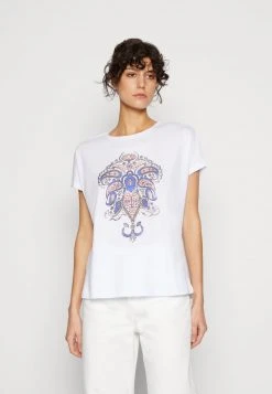 Anna Field Camiseta Estampada - White, Mujer
