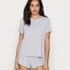 Anna Field Basic Short Set - Pijama - Light Grey, Mujer
