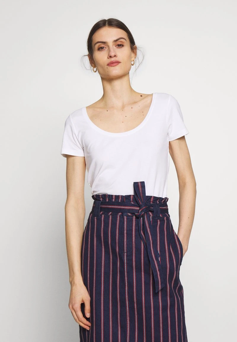 Anna Field 3 PACK - Camiseta Básica - White/navy/light Grey Melange, Mujer 6 Anna Field 3 PACK - Camiseta Básica - White/navy/light Grey Melange, Mujer - Imagen 4