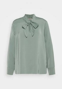 Anna Field Pussy Bow Blouse - Blusa - Green, Mujer