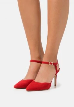 Anna Field LEATHER - Tacones - Red, Mujer
