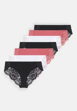 Anna Field 7PP COTTON AND LACE BRAZILIAN - Braguitas - Pink/white/black, Mujer -LuxeTrend Ventas a92f24fa49f74f44a519ec12729be35c