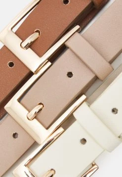 Anna Field 3 PACK - Cinturón - Cognac/off-white, Mujer -LuxeTrend Ventas aa67a63a6db748f3b7a090d2a0a33add