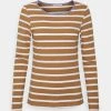 Anna Field STRIPEY CONTRAST - Camiseta De Manga Larga - Brown, Mujer -LuxeTrend Ventas ab076b9c1d0a45c9a8a74deccb3df294
