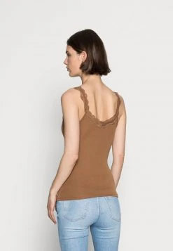 Anna Field SCALLOP LACE - Top - Brown, Mujer -LuxeTrend Ventas add4ae2e4d814ff68a4a156f363d3214