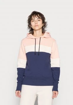 Anna Field HOODED SWEATSHIRT - Jersey Con Capucha - Dark Blue-red-pink, Mujer