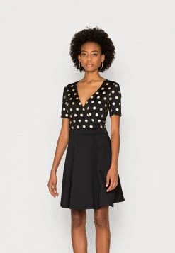 Anna Field Vestido De Cóctel - Gold/black, Mujer