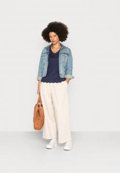 Anna Field Camiseta Básica - Dark Blue, Mujer -LuxeTrend Ventas aebda6a5862b4ab6a19b572548dd9869