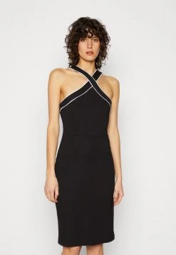 Anna Field Vestido Ligero - Black/white, Unisexo