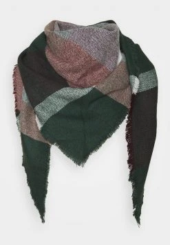 Anna Field Pañuelo - Dark Green/light Pink, Mujer