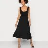 Anna Field WIDE STRAP FIT MIDI DRESS - Vestido Ligero - Black, Mujer -LuxeTrend Ventas b0b3c7d942db4e57ab3bf89c54acc7fb