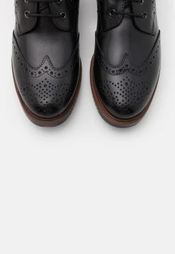 Anna Field LEATHER - Botines Con Cordones - Black, Mujer -LuxeTrend Ventas b137a611f6dd440db154f905fb5fe1cd