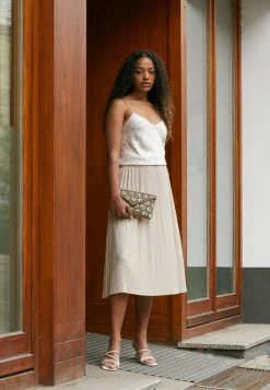 Anna Field Clutch - Silver-coloured, Mujer